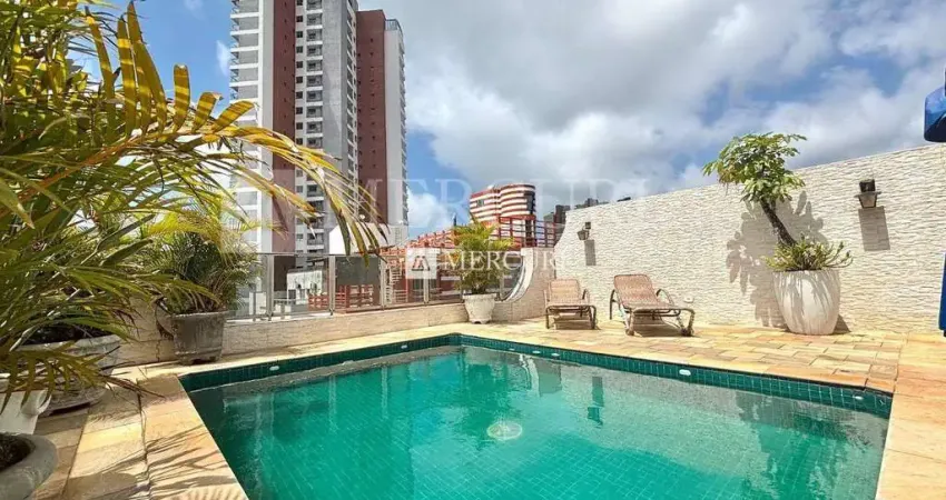 Cobertura Duplex no Guarujá, Enseada, com Piscina e Área Gourmet com 4 Quartos.