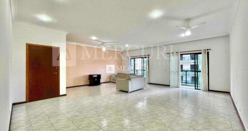 Apartamento no Guarujá, Pitangueiras, Amplo com 3 Suítes