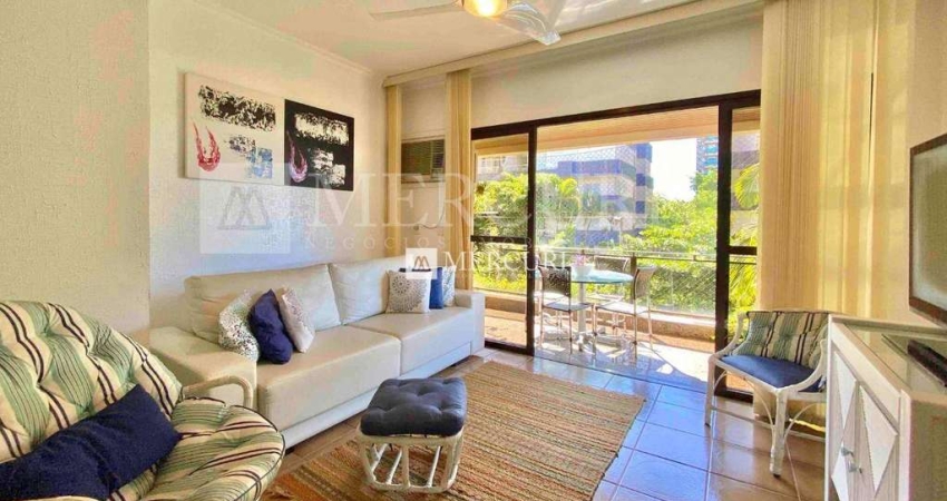 Apartamento no Guarujá, Enseada, Amplo com 3 Quartos