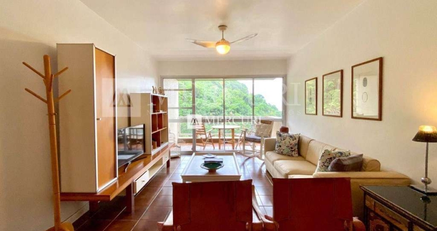 Apartamento no Guarujá, Praia das Pitangueiras, 3 quartos sendo suítes, vista para o mar e lazer completo no prédio