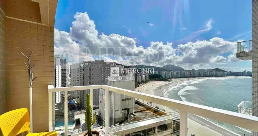 Cobertura no Guarujá, Tríplex, na Praia das Astúrias, com piscina, vista para o mar e 2 vagas de garagem - Imóvel no Guarujá.