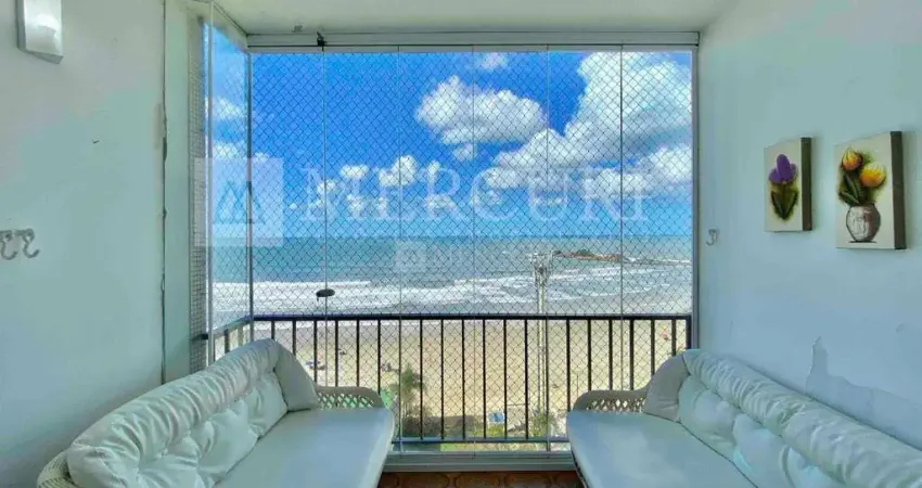 Apartamento no Guarujá, Pitangueiras, 3 quartos, frente mar e prédio com lazer.