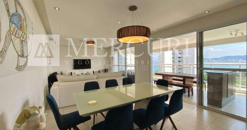 Apartamento no Guarujá, Enseada, com vista mar, 3 suítes.
