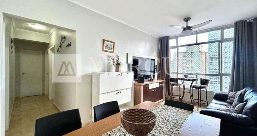 Apartamento no Guarujá, Pitangueiras, 2 dormitórios.