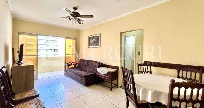 Apartamento à venda no Guarujá, Pitangueiras, 2 quartos (suíte), Vista Parcial para o Mar