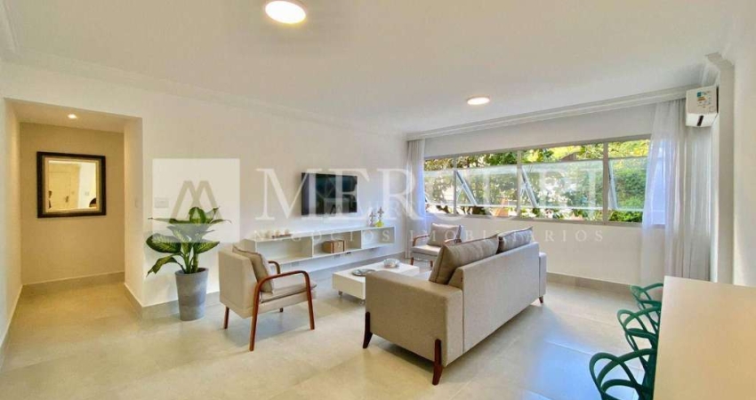Apartamento no Guarujá, Astúrias, Reformado, 3 quartos sendo 2 suítes.