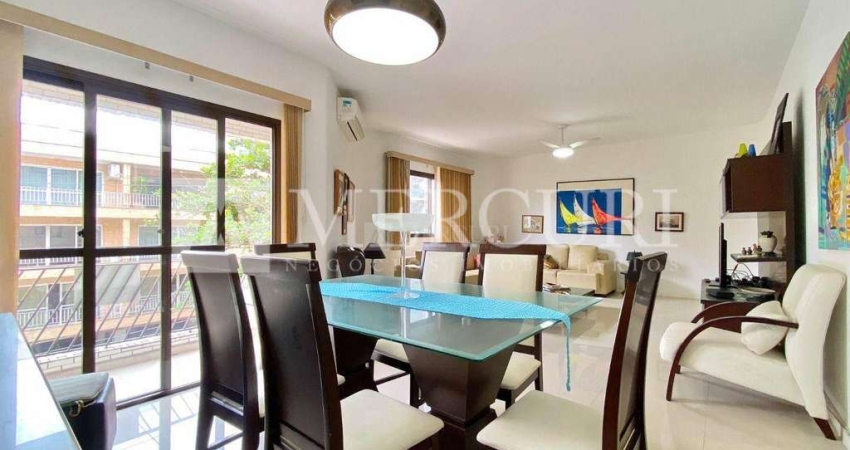 Apartamento no Guarujá, Enseada, 3 quartos sendo 2 suítes