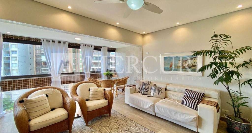 Apartamento no Guarujá, Pitangueiras, Reformado, 3 quartos, sendo 2 suítes, lazer no prédio.
