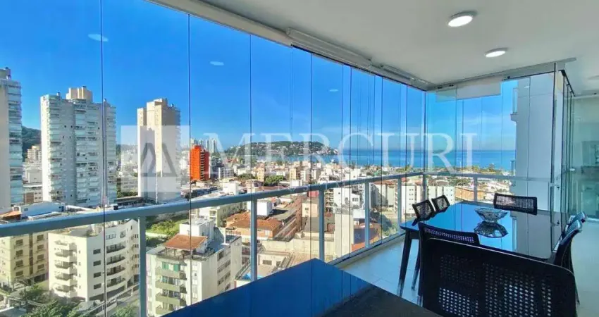 Apartamento no Guarujá, Enseada, com Vista Mar, 2 Quartos sendo 1 Suíte, Varanda Gourmet com vista para o mar  Mercuri Imóveis Guarujá