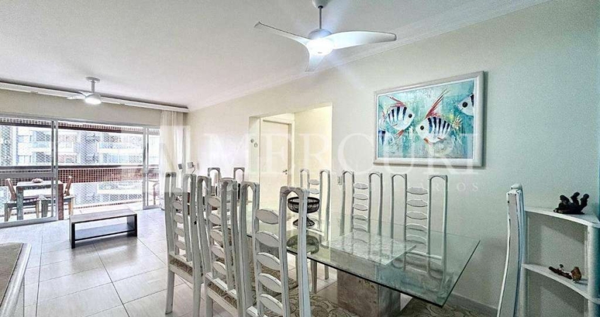 Apartamento no Guarujá, Pitangueiras, com Vista Mar, 2 Quartos, Mercuri Imóveis Guarujá.
