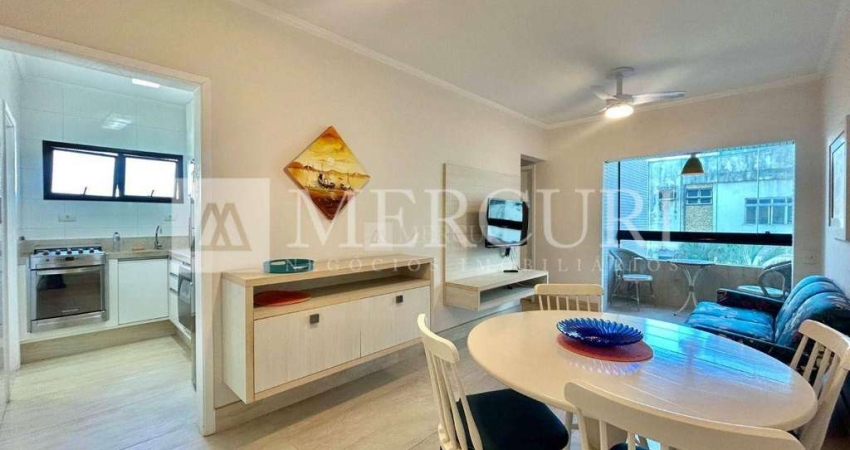 Apartamento no Guarujá, Enseada, Reformado e Prédio com Lazer, 2 Quartos - Mercuri Imóveis Guarujá.