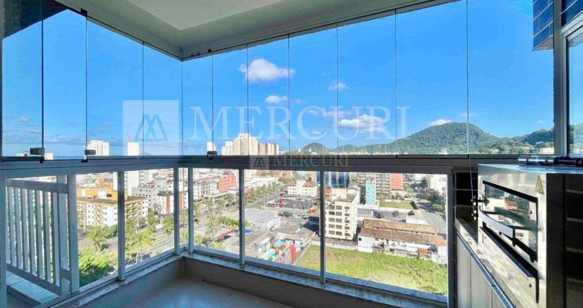 Apartamento no Guarujá, Enseada, Prédio com Lazer, Varanda Gourmet