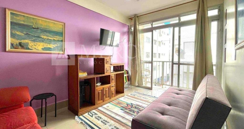 Apartamento no Guarujá, Jardim Astúrias, 3 Quartos, Sacada