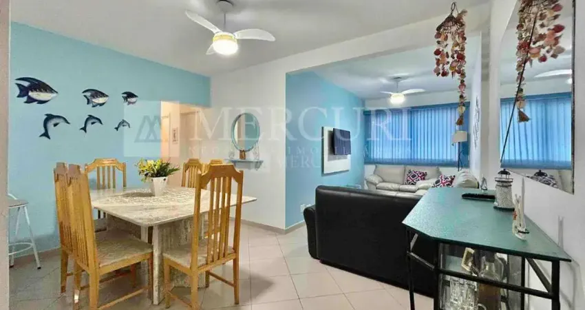 Apartamento no Guarujá, Enseada, Mobiliado, 3 Quartos, Mercuri Imóveis- Imobiliária no Guarujá.