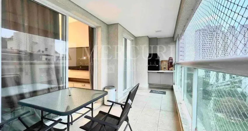 Apartamento no Guarujá, Astúrias,  2 Quartos, Reformado, Decorado e Sacada Gourmet- Mercuri Imóveis - Imobiliária no Guarujá