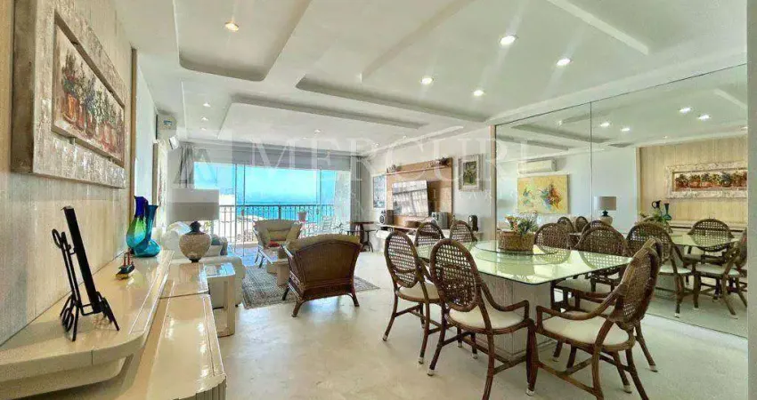 Apartamento no guarujá, pitangueiras, vista mar, 3 quartos, amplo e prédio com lazer - mercuri imóveis - imobiliária no guarujá