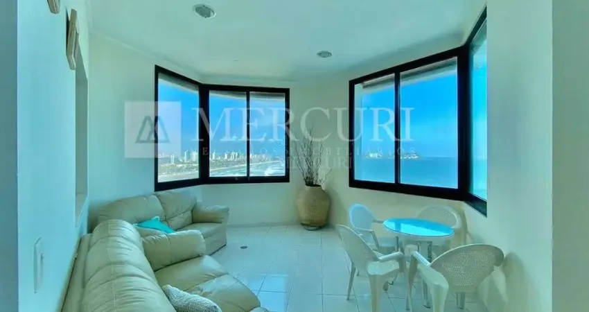 Apartamento no guarujá, pitangueiras, 4 quartos, mobiliado e vista panorâmica para o mar - mercuri imóveis - imobiliária no guarujá