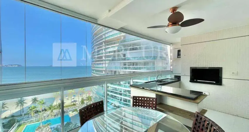 Apartamento no guarujá, astúrias, 2 quartos, sendo 1 suíte e varanda gourmet - mercuri imóveis - imobiliária no guarujá