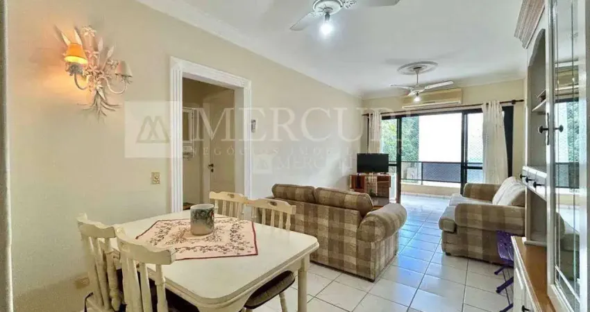 Apartamento no Guarujá, Pitangueiras, 2 Quartos, Mobiliado, Prédio com Lazer - Mercuri Imóveis - Imobiliária no Guarujá