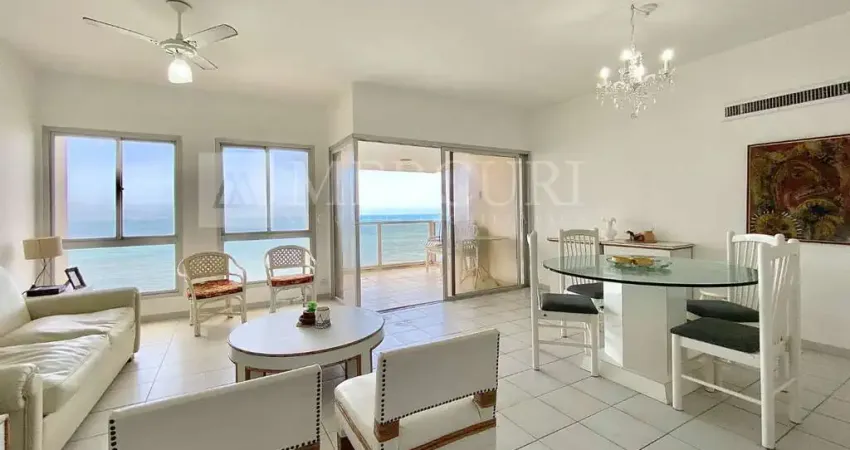 Apartamento no guarujá, pitangueiras, 3 quartos, sendo 1 suíte e sacada com vista para o mar - mercuri imóveis - imobiliária no guarujá
