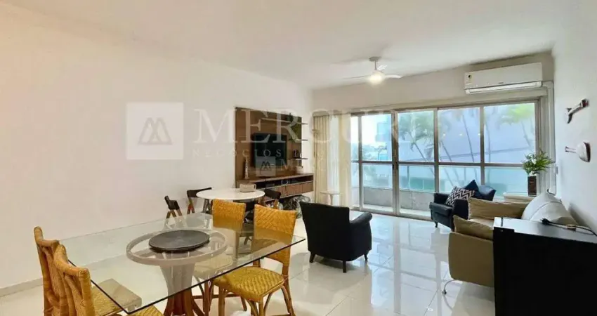 Apartamento no guarujá, pitangueiras, 4 quartos, sendo 1 suíte e sacada com vista parcial do mar - mercuri imóveis - imobiliária no guarujá