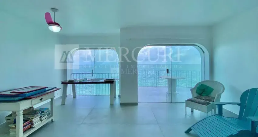 Apartamento no guarujá, pitangueiras, 3 quartos, sendo 1 suíte e sacada com vista para o mar - mercuri imóveis - imobiliária no guarujá