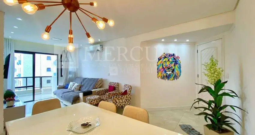 Apartamento no guarujá, enseada, 2 quarto, sendo 1 suíte e sacada - mercuri imóveis - imobiliária no guarujá