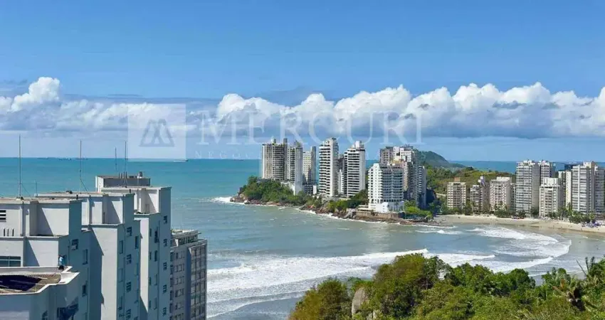 Apartamento no guarujá, pitangueiras, 2 quartos, sacada com vista mar e prédio com lazer - mercuri imóveis - imobiliária no guarujá