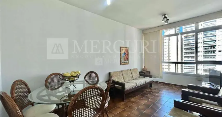 Apartamento no guarujá, pitangueiras, 2 quartos e com vista parcial para o mar - mercuri imóveis - imobiliária no guarujá