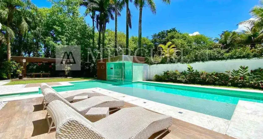 Casa no guarujá, condomínio fechado, jardim acapulco, 6 suítes, piscina e churrasqueira - mercuri imóveis - imobiliária no guarujá