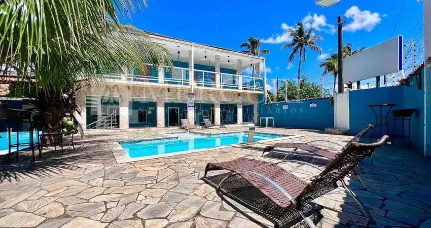 Pousada no guarujá, enseada, vista mar, 10 quartos, sendo suítes, piscina, churrasqueira, varandas - mercuri imóveis - imobiliária no guarujá.