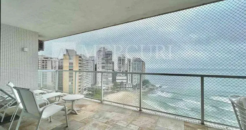 Apartamento no guarujá, pitangueiras, 4 quartos, sendo 2 suítes e frente mar - mercuri imóveis - imobiliária no guarujá