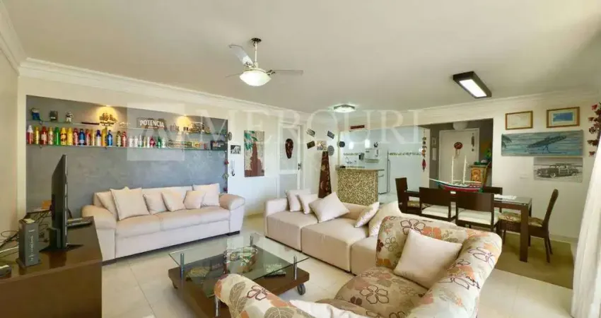 Apartamento no guarujá, pitangueiras, 3 quartos, sendo 1 suíte e prédio frente para o mar - mercuri imóveis - imobiliária no guarujá