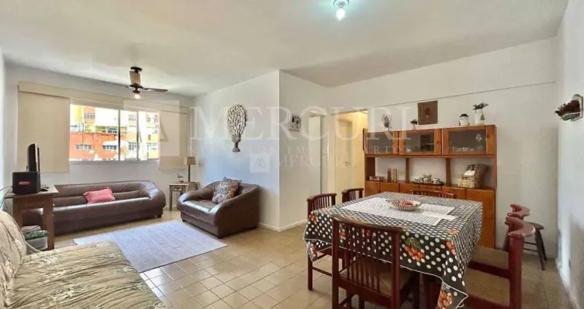 Apartamento no guarujá, pitangueiras, 2 quartos mobiliados e sala para 2 ambientes - mercuri imóveis - imobiliária no guarujá