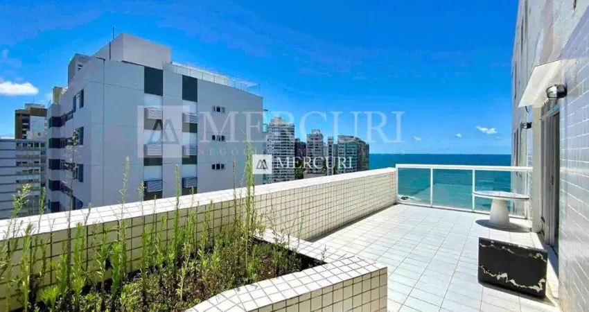 Apartamento no guarujá, pitangueiras, 3 quartos, sendo 1 suíte e 2 varandas com vista para o mar - mercuri imóveis - imobiliária no guarujá.