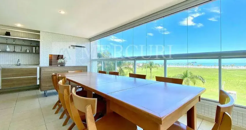 Apartamento no guarujá, enseada, 4 quartos, sendo suítes e varanda gourmet com vista para o mar - mercuri imóveis - imobiliária no guarujá
