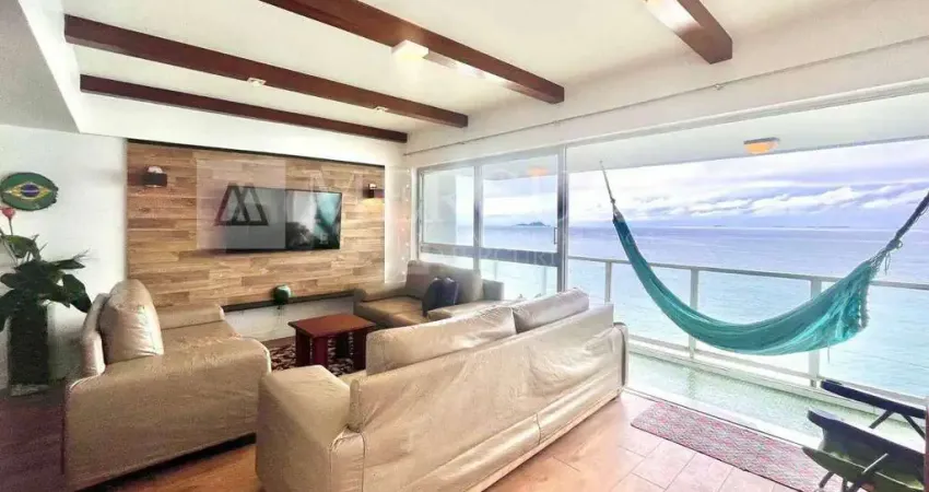 Apartamento no guarujá, pitangueiras, 3 quartos, sendo 1 suíte e sacada com vista panorâmica para o mar - mercuri imóveis - imobiliária no guarujá