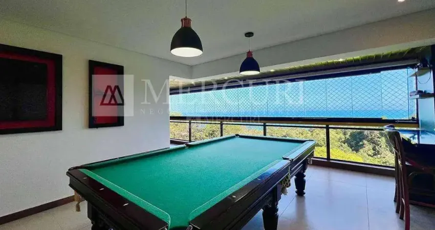 Apartamento no guarujá, sorocotuba, 3 quartos, sendo 2 suítes e sacada com vista parcial para o mar - mercuri imóveis - imobiliária no guarujá