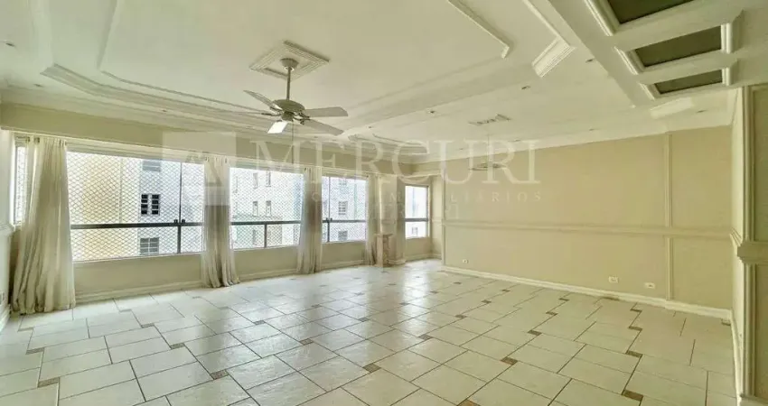 Apartamento no Guarujá, Pitangueiras, 4 Quartos e Vista Parcial do Mar - Mercuri Imóveis - Imobiliária no Guarujá