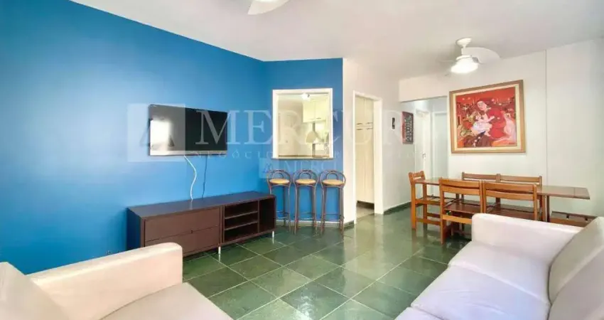 Apartamento no Guarujá, Enseada, 2 Quartos, Sendo Suíte e Sacada com Vista Livre - Mercuri Imóveis - Imobiliária no Guarujá