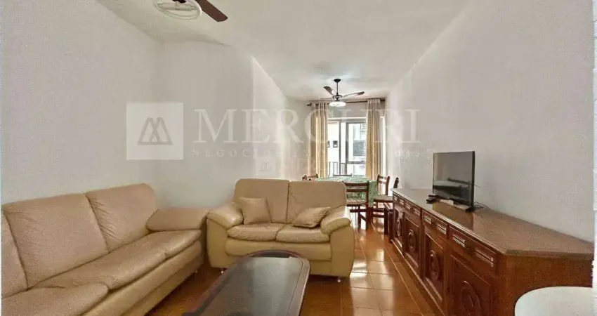 Apartamento no Guarujá, Pitangueiras, 2 Quartos e Sacada - Mercuri Imóveis - Imobiliária no Guarujá