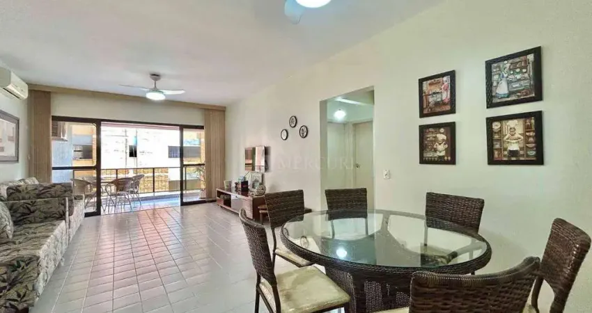 Apartamento no Guarujá, Pitangueiras, 3 Quartos, Sendo 1 Suíte e Sacada - Mercuri Imóveis - Imobiliária no Guarujá