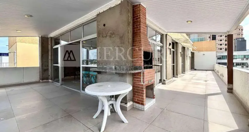 Cobertura no Guarujá, Enseada, 3 Quartos, Sendo 1 Suíte, Varanda com Vista para o Mar e Churrasqueira - Mercuri Imóveis - Imobiliária no Guarujá.