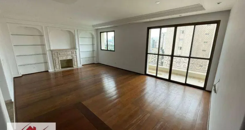 Apartamento com 4 dormitórios para alugar, 194 m² por R$ 13.600,00/mês - Campo Belo - São Paulo/SP