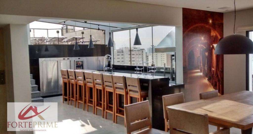 Cobertura com 3 dormitórios à venda, 298 m² por R$ 3.500.000 - Campo Belo - São Paulo/SP- Forte Prime