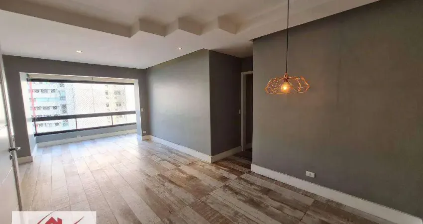 Apartamento com 3 dormitórios para alugar, 112 m² por R$ 9.181,00/mês - Brooklin - São Paulo/SP