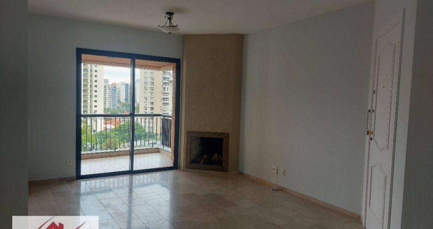 Apartamento com 3 dormitórios para alugar, 96 m² por R$ 7.741,86/mês - Brooklin - São Paulo/SP