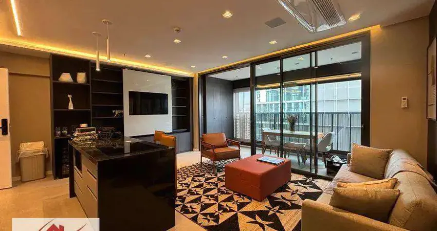 Flat com 1 quarto para alugar na Avenida Roque Petroni Júnior, Brooklin, São Paulo