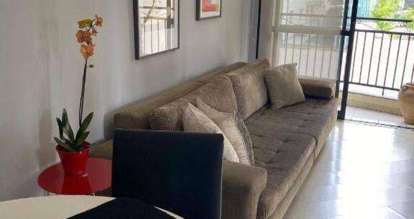 Apartamento com 1 dormitório para alugar, 58 m² por R$ 5.130,00/mês - Campo Belo - São Paulo/SP