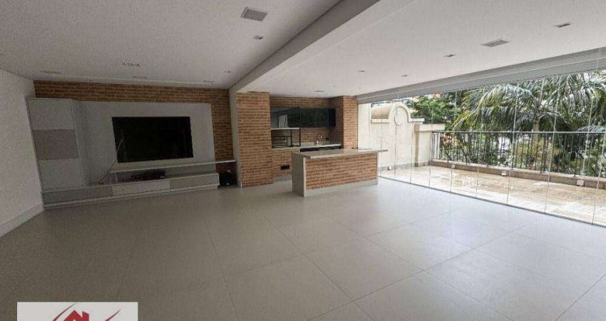 Apartamento para alugar, 223 m² por R$ 22.574,00/mês - Campo Belo - São Paulo/SP